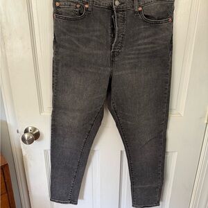 Levi's Black Wedgie Skinny